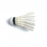 Badminton shuttlecock - white / black goose feather - 6pcs / 12pcs
