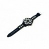 Fashionable sports watch - five time zone - large dial - silicone strapWatches