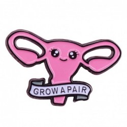 "Grow a pair" - ovaries - brooch