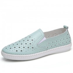 Casual loafers - slip on - with star holes