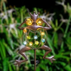 Frog shaped garden lamp - solar - waterproofSolar lighting