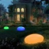 Luminous stone - solar garden light - with remote controlSolar lighting