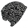 Beanie / scarf - 2 in 1 hat - with lettering design