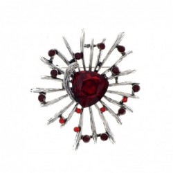 Very stylish - rhinestone crystel  brooch - give it to a love one as a gift