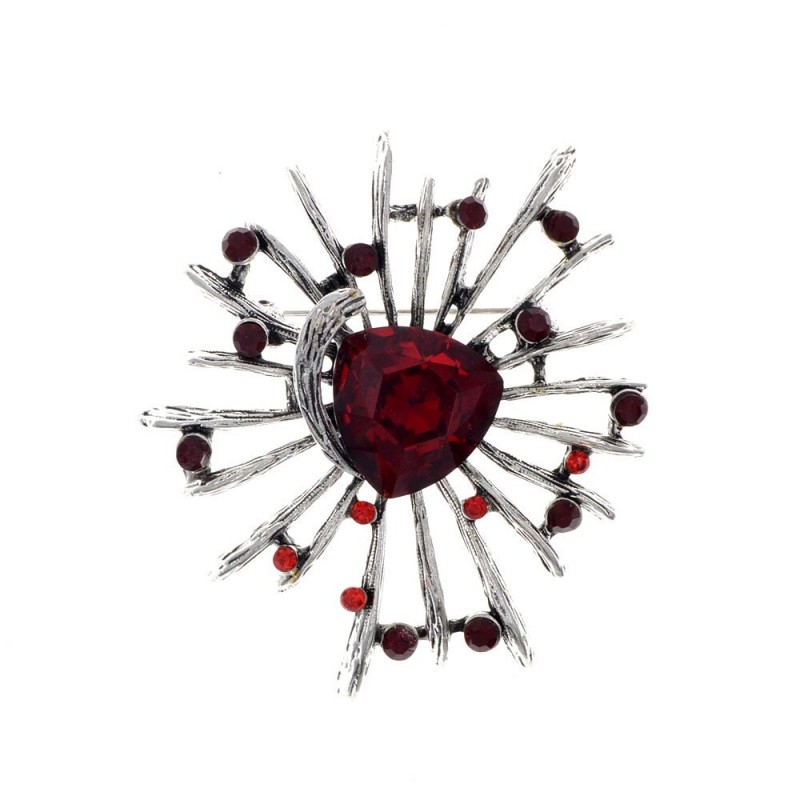 Very stylish - rhinestone crystel  brooch - give it to a love one as a gift