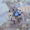 Very stylish - rhinestone crystel  brooch - give it to a love one as a gift