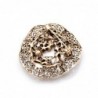 Vintage rhinestone round brooche -  luxury gift for someone special