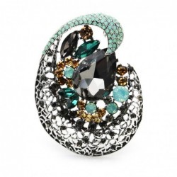 Shining crystal beauty womens brooche - your everyday desire