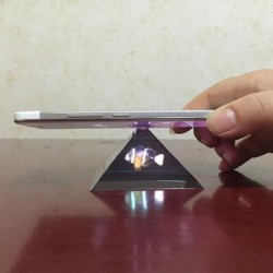 Mini-telefonprojektor - pyramidform - 3D-hologram