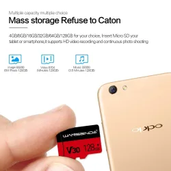 Wansenda V30 - minne TF-kort - 4 GB / 8 GB / 16 GB / 32 GB / 64 GB / 128 GB