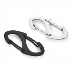 Buckle key ring carabiner - steel - multi function indoor domestic - outdoor recreation