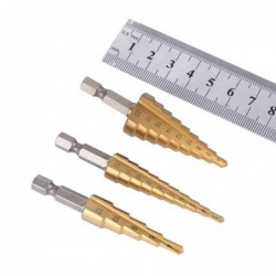 HSS titanium drill bit - 4-12 / 4-20 / 4-32 - metal / wood cutting