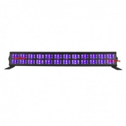 Dubbelrad UV-scenljus - LED-bar - DMX - UV - 3W - för klubb/disco