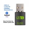 USB wifi dongle adapter for computer - wireless - receiver 600mbps
