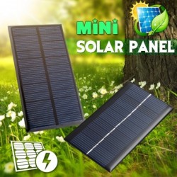 Solar panel charger system - 2V 5V 6V 12V - mini - for battery cell phone