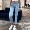 Stretch high waist jeans for women - 2021 - new skinny slim washed denim - waist lifting