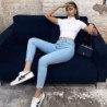 Stretch high waist jeans for women - 2021 - new skinny slim washed denim - waist lifting