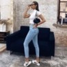 Stretch high waist jeans for women - 2021 - new skinny slim washed denim - waist lifting