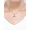 Crystal bowknot pendant - for bracelets / necklaces - 925 sterling silverBracelets