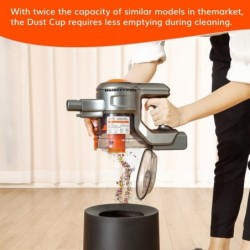 EASINE H70 vacuum cleaner - strong suction power - removable battery - light