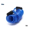 2.5M spring cable lock - anti theft protection - alarm