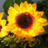 Sunflower shaped - solar powered lights - LED