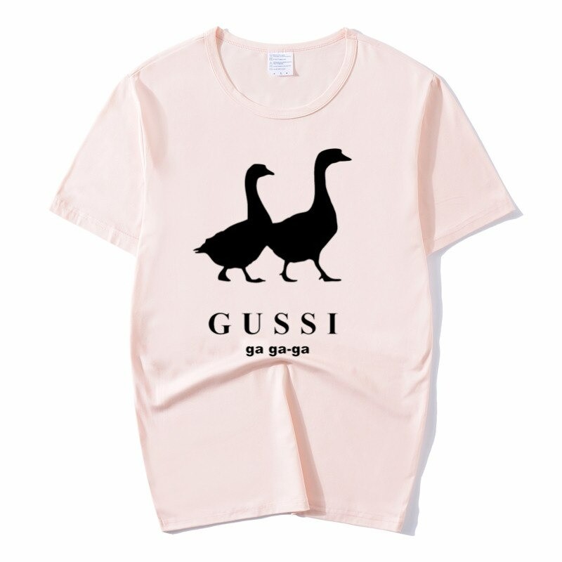 Funny duck logo - cotton t-shirt