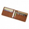 Slim leather wallet - unisex - business cards / credit cards / ID card