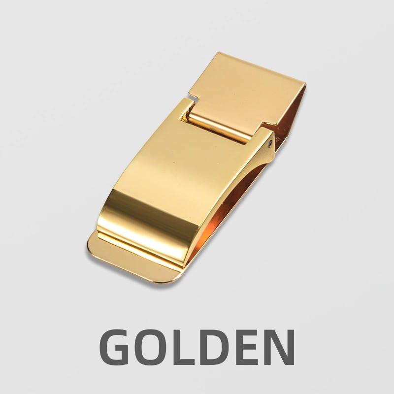 Custom lettering - money clip holder / wallet - stainless steel