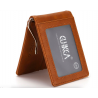 Slim leather wallet - unisex - business cards / credit cards / ID card