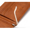 Slim leather wallet - unisex - business cards / credit cards / ID card