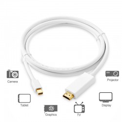 Mini DisplayPort - Thunderbolt HDMI - omvandlare till HDMI - kabel 3m