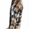 Vintage plaid long jacket - shirts for women - casual wear - autumn fashion 2021