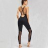 Sport mesh bodysuit - with spaghetti straps - for gym / yoga / fitnessFitness