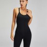 Sport mesh bodysuit - with spaghetti straps - for gym / yoga / fitnessFitness