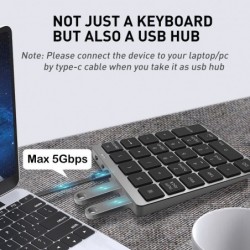 Portable numeric keyboard - Bluetooth - USB