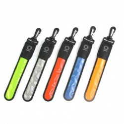 Reflective strap - safety keychain with LED - for cycling / running / night walkingKeyrings