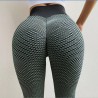 Knitted fishnet leggings - high waist - slim - quick drying