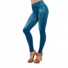 Slim jeggings - fleece - with pockets