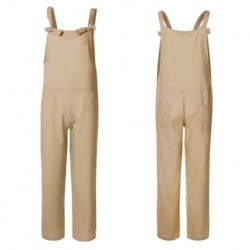 2021 Women Casual Jumpsuits Vintage Linen Solid Rompers Lace Up Strappy Loose Wide Leg Dungarees Bib Overalls Female Playsuits