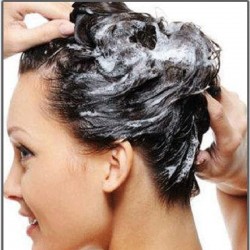 Naturligt ingefära schampo - snabbt hårfärg - vit / grå hårtäckning - 2 st