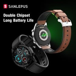 SANLEPUS - Smart Watch - heart rate - phone calls - workout - waterproof - Bluetooth - Android / IOSWatches