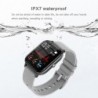 LIGE P8 smart watch for men and women -sports fitness - tracker IPX7 - waterproof - lED full touch screen suitable