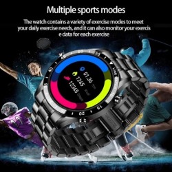 LIGE 2021 smartwatch - bluetooth - sport watch for men - heart rate monitoring - music control - waterproof
