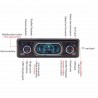 Bluetooth car radio Din 1 - AUX/TF/USB FM/MP3 - 60Wx4 - handsfree callingRadio