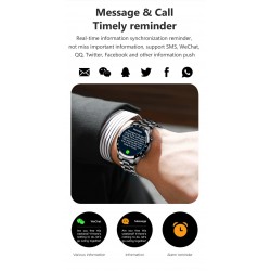 LIGE - Smart Watch - Bluetooth - heart rate monitoring - music control - waterproofWatches