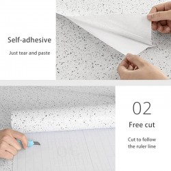Decorative wallpaper - wall / furniture sticker - self-adhesive - waterproof - marble gravelFurniture