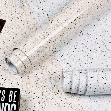 Decorative wallpaper - wall / furniture sticker - self-adhesive - waterproof - marble gravelFurniture