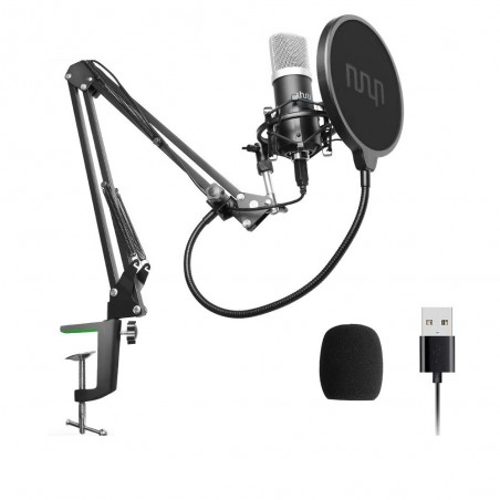 Podcast kondensatormikrofon - professionell PC -strömmande kardioid - kit - USB - 192kHz/24bit