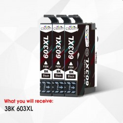 QSYRAINBOW - T603XL 603XL - ink cartridge - for Epson XP-2100 XP-2105 XP-3100 XP-3105 XP-4100 XP-4105 WF-2810 WF-2830